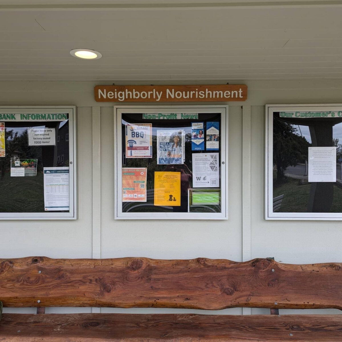 Transforming Lives: The Neighborly Nourishment Wall at Friday Harbor Food Bank